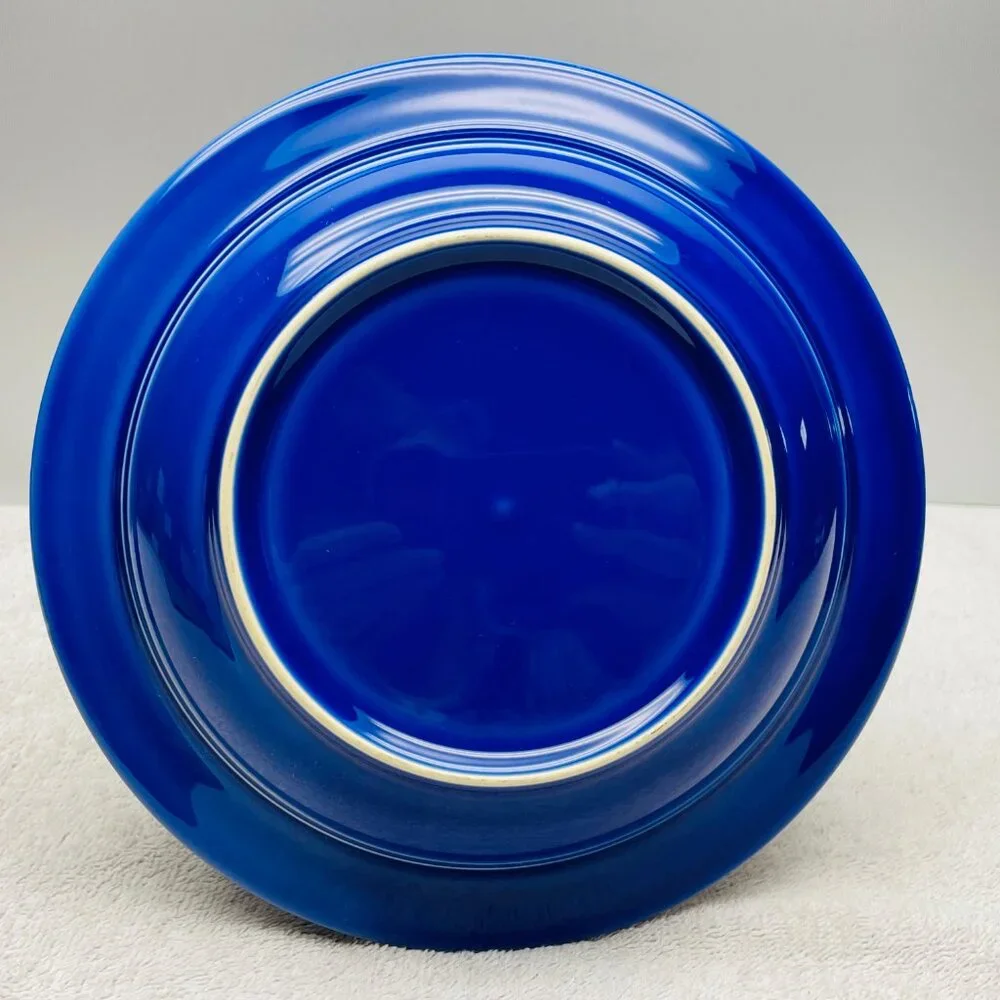 GUC S/2 Dansk Soup/Pasta Bowls, Stoneware, "Craftmark Denim", Leaf, 9 1/2" D - Picture 9 of 14